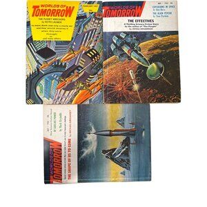 Worlds of Tomorrow May 1965 Feb July 1967 Effectives Shape of us to Come Planet